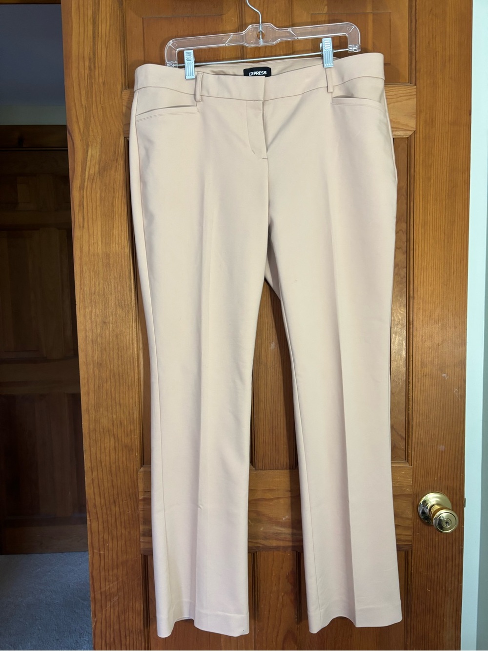 Express Tan Stretch Dress Pants Size 14R Workwear NWOT